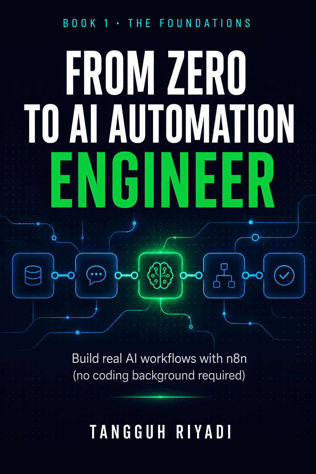 English cover, From Zero to AI Automation Engineer